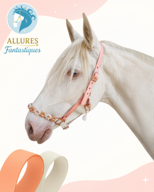 crystal blush licol biothane cheval
